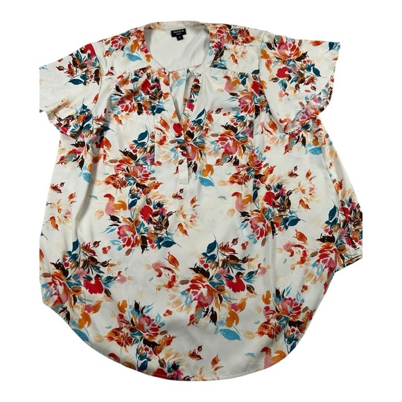 Harper Georgette Pullover Flutter Blouse size Size XXL - Picture 8 of 11